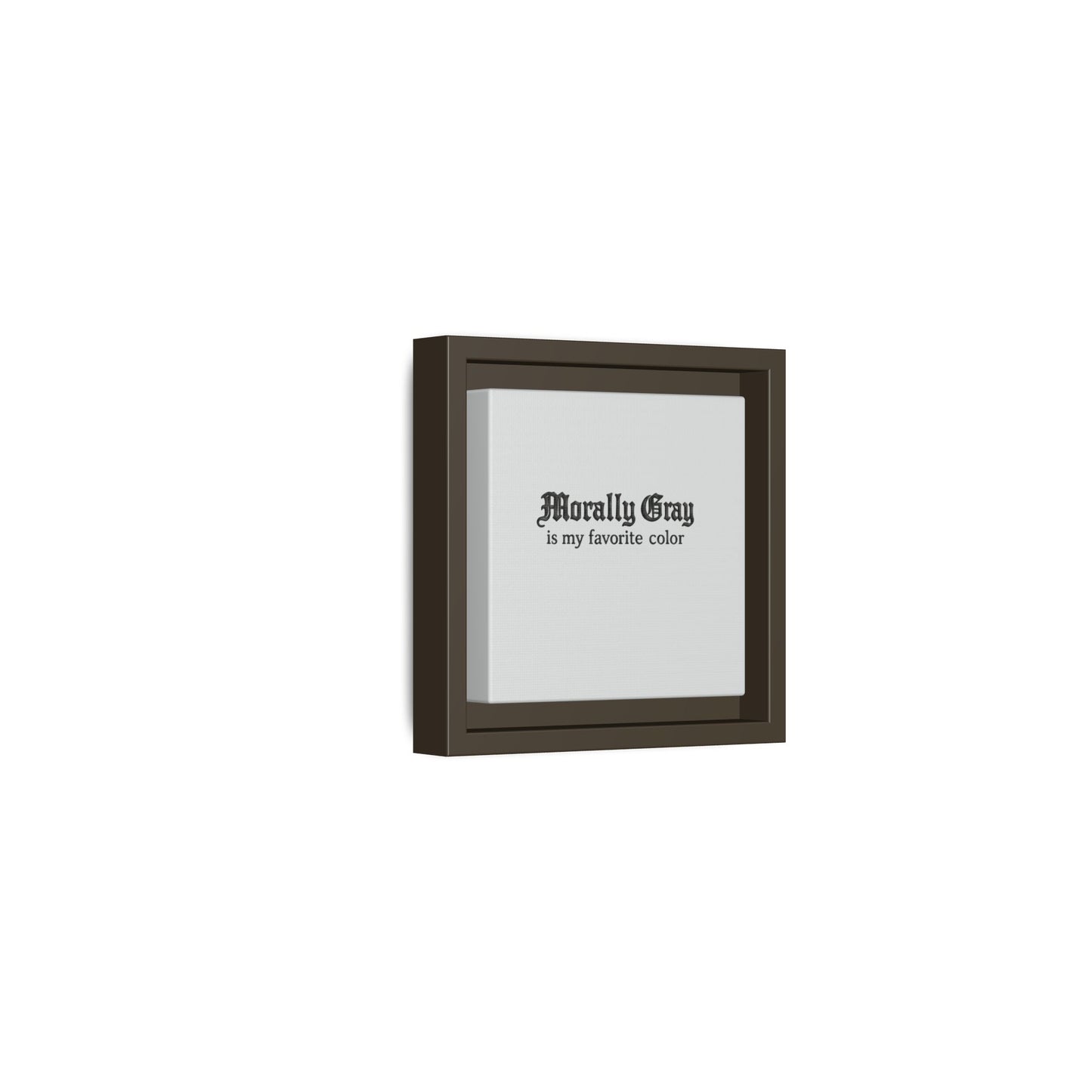 Morally Gray Collective Canvas Print — BookTok Feminist Wall Art