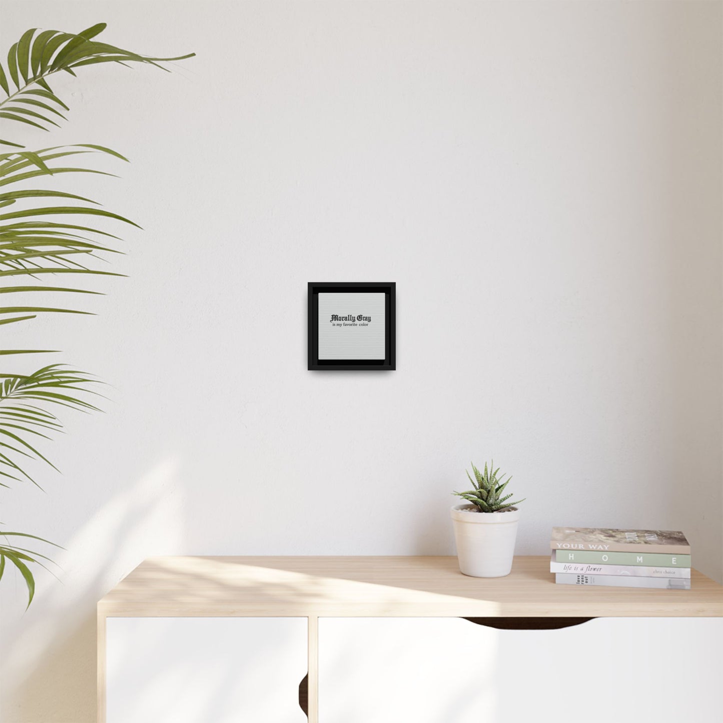Morally Gray Collective Canvas Print — BookTok Feminist Wall Art