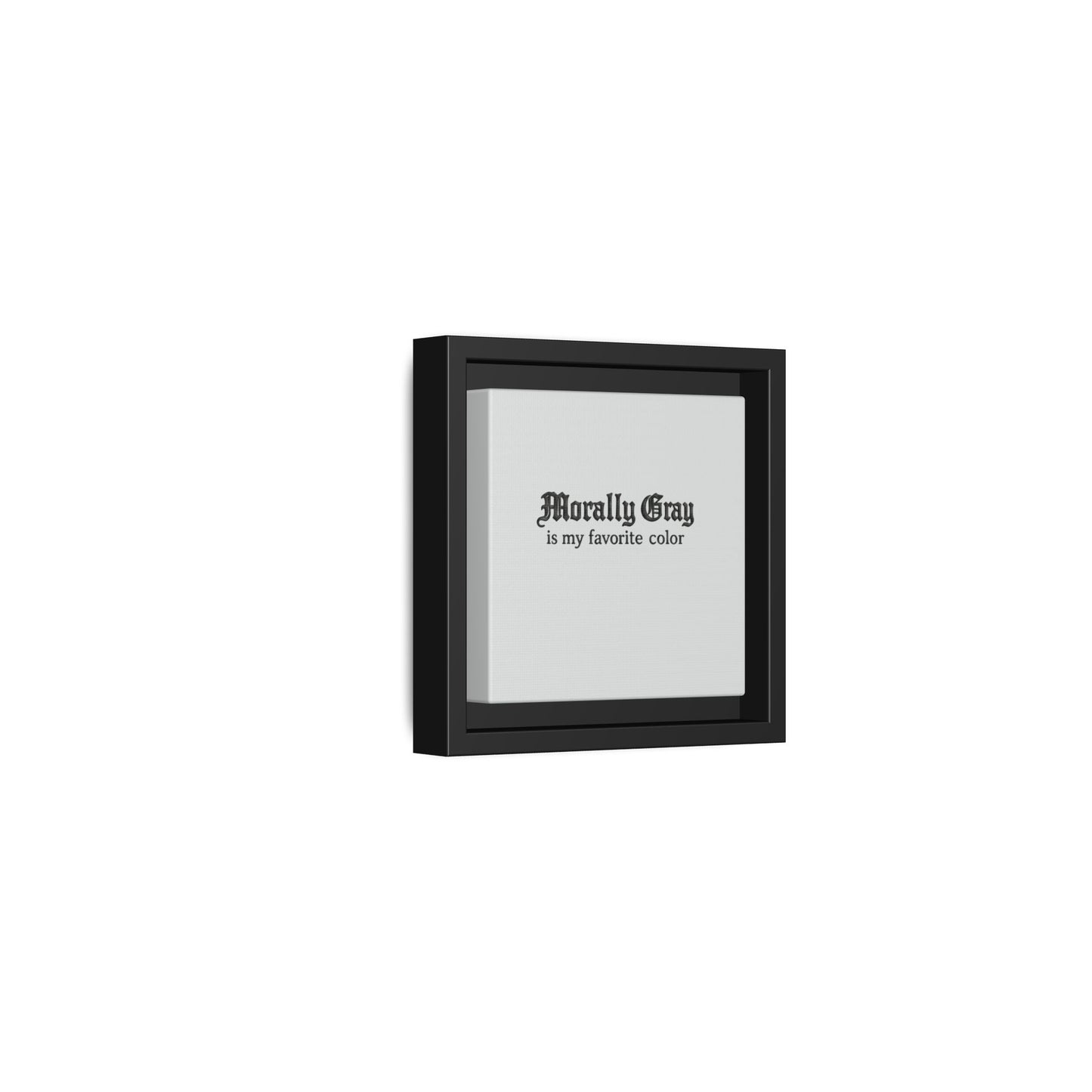 Morally Gray Collective Canvas Print — BookTok Feminist Wall Art