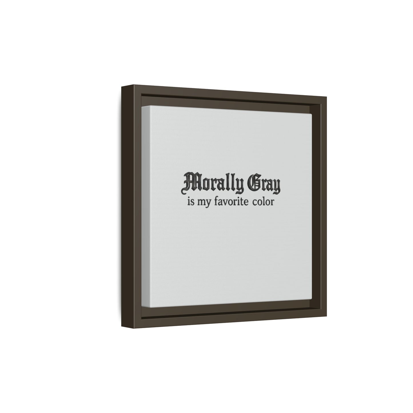 Morally Gray Collective Canvas Print — BookTok Feminist Wall Art