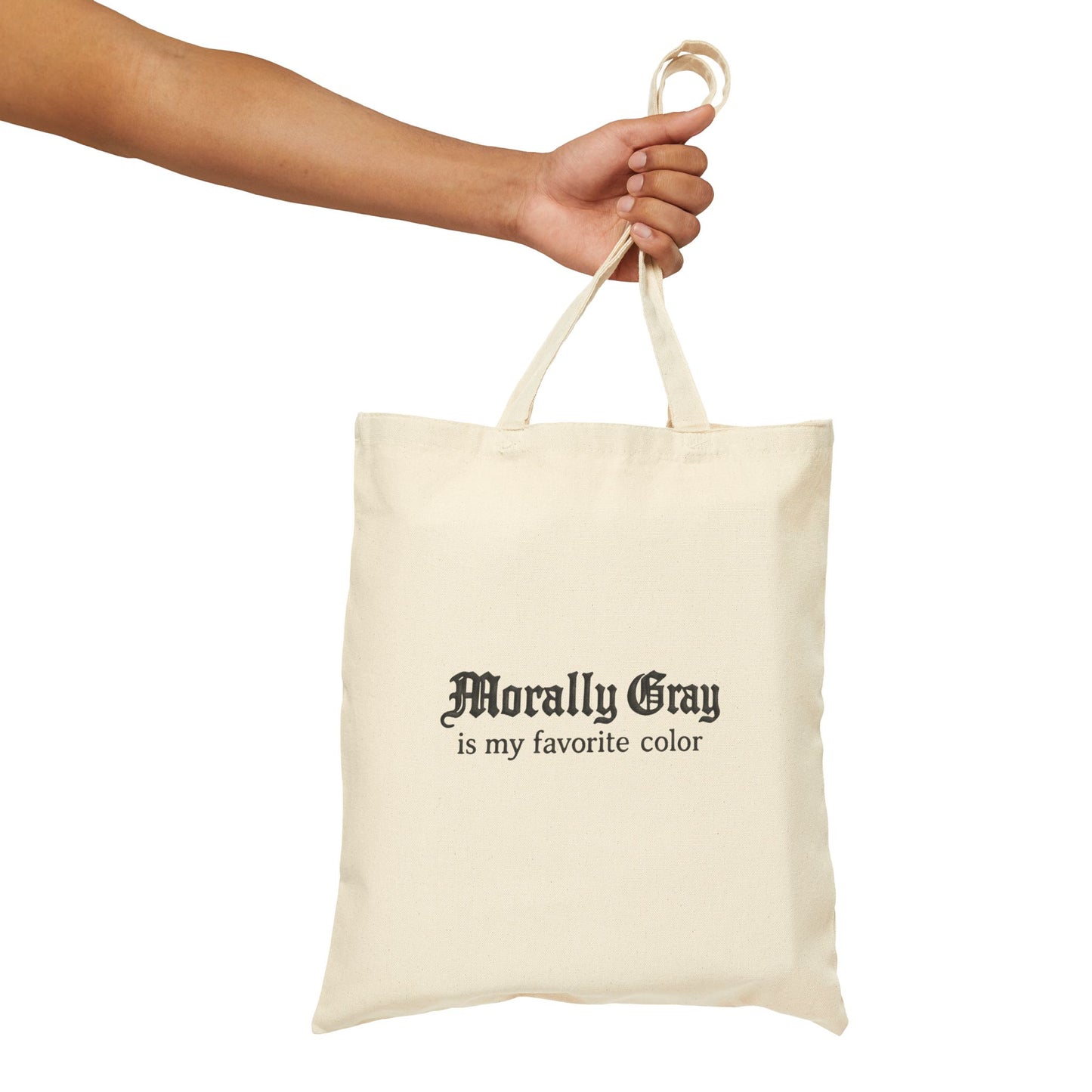Morally Gray Collective Tote Bag — BookTok Canvas Book Tote