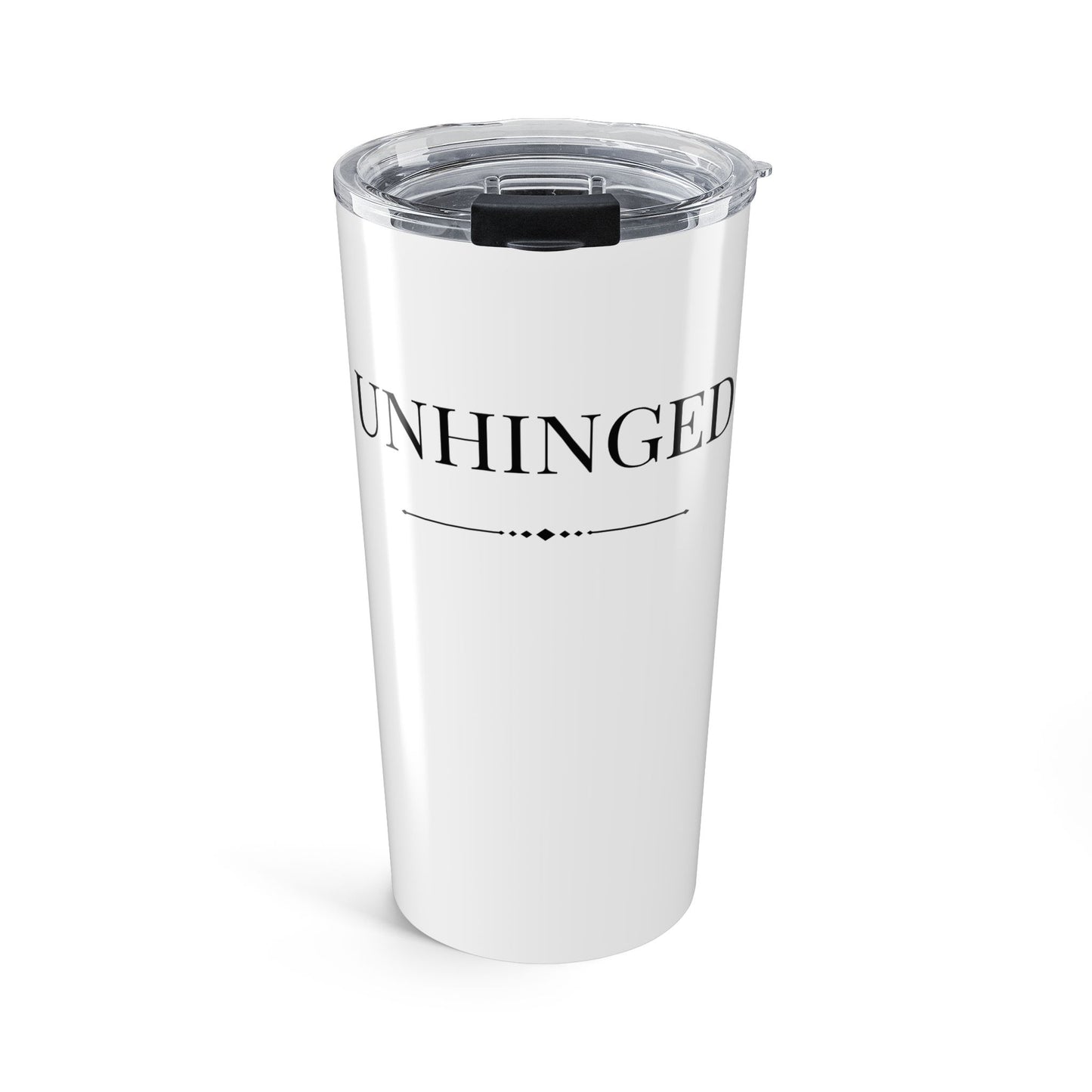 20oz Insulated Tumbler — Elegant Minimalist "Hinged" Script Design