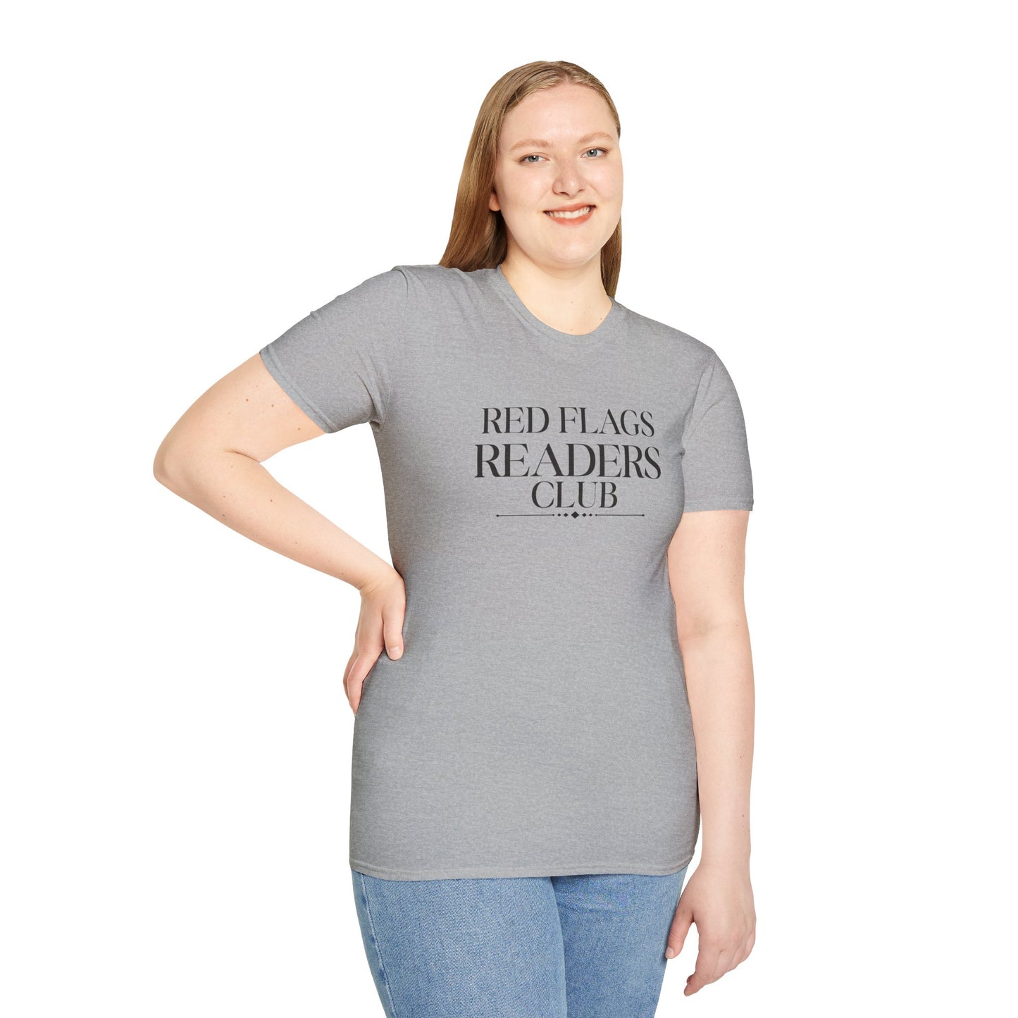 Red Flags Readers Club T-Shirt — Literary Book Lover Tee