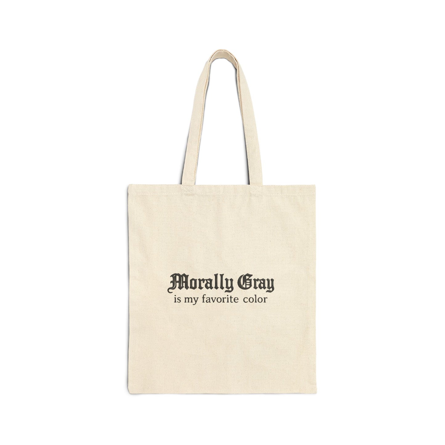 Morally Gray Collective Tote Bag — BookTok Canvas Book Tote