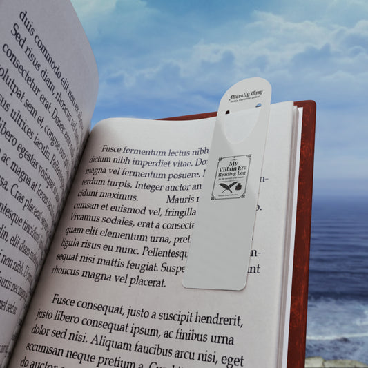 Silver BookTok Bookmark — Reader Gift Accessory