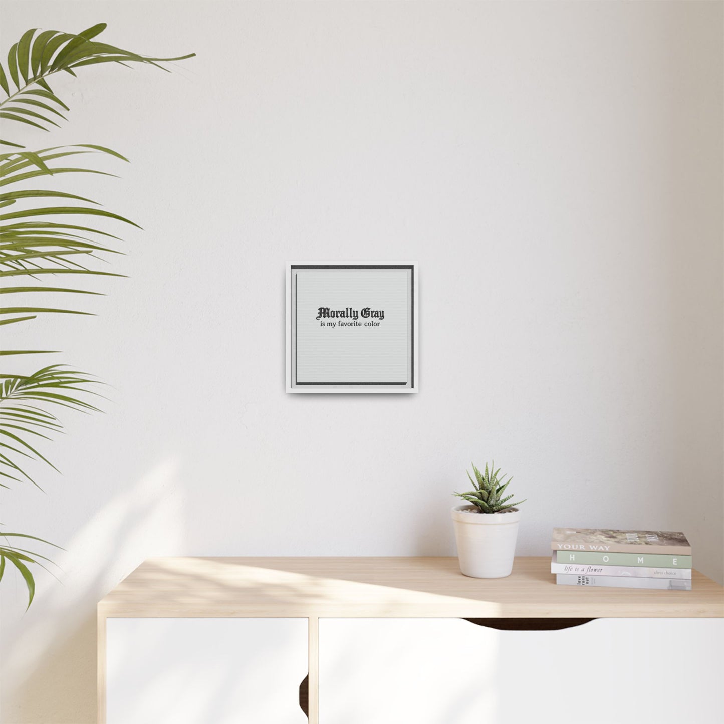 Morally Gray Collective Canvas Print — BookTok Feminist Wall Art