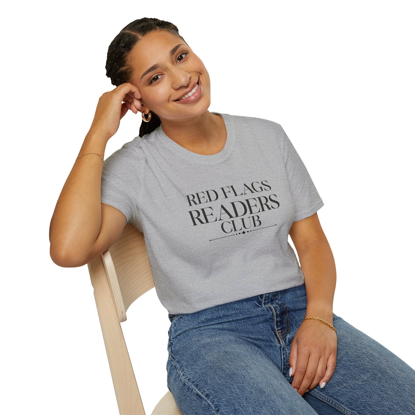Red Flags Readers Club T-Shirt — Literary Book Lover Tee