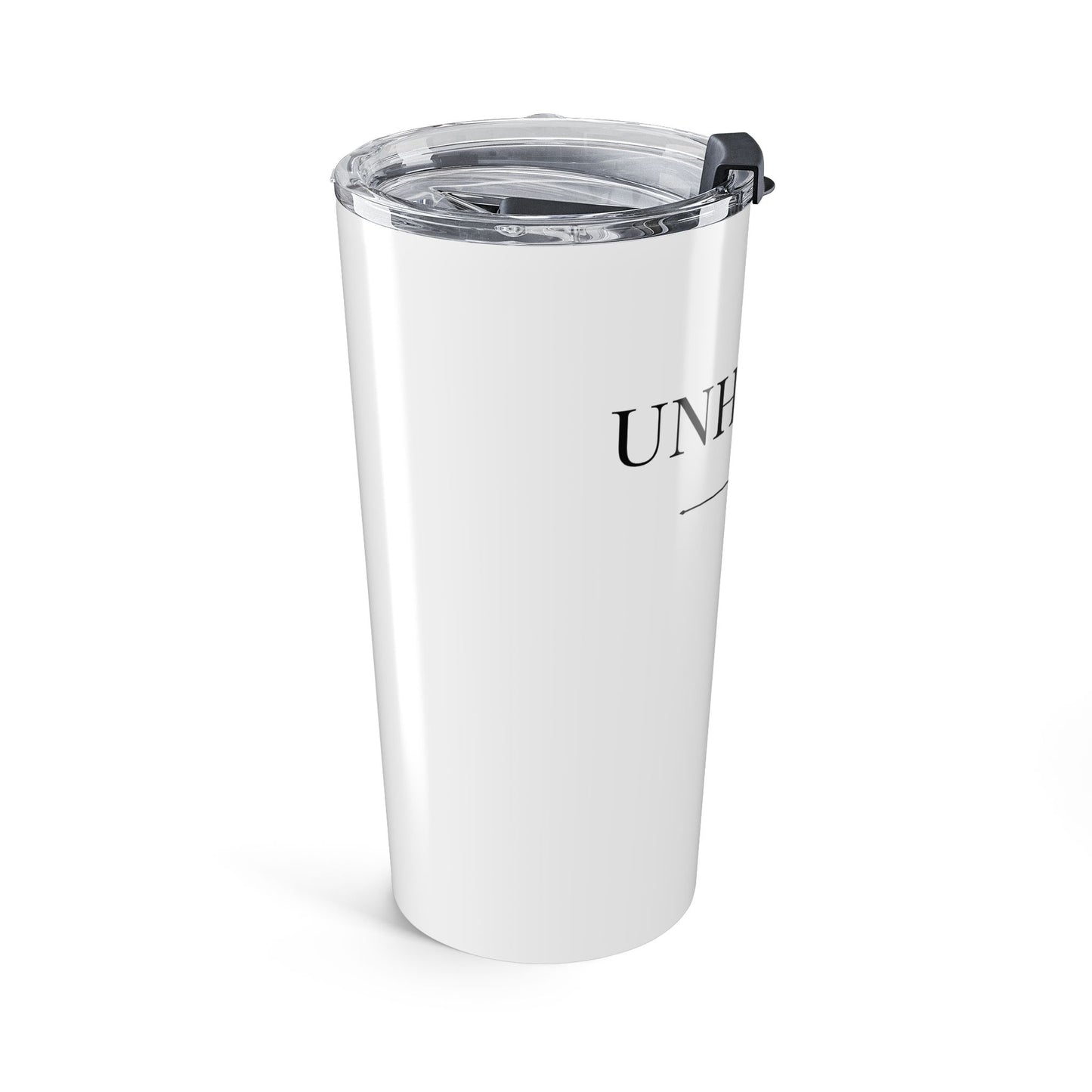 20oz Insulated Tumbler — Elegant Minimalist "Hinged" Script Design