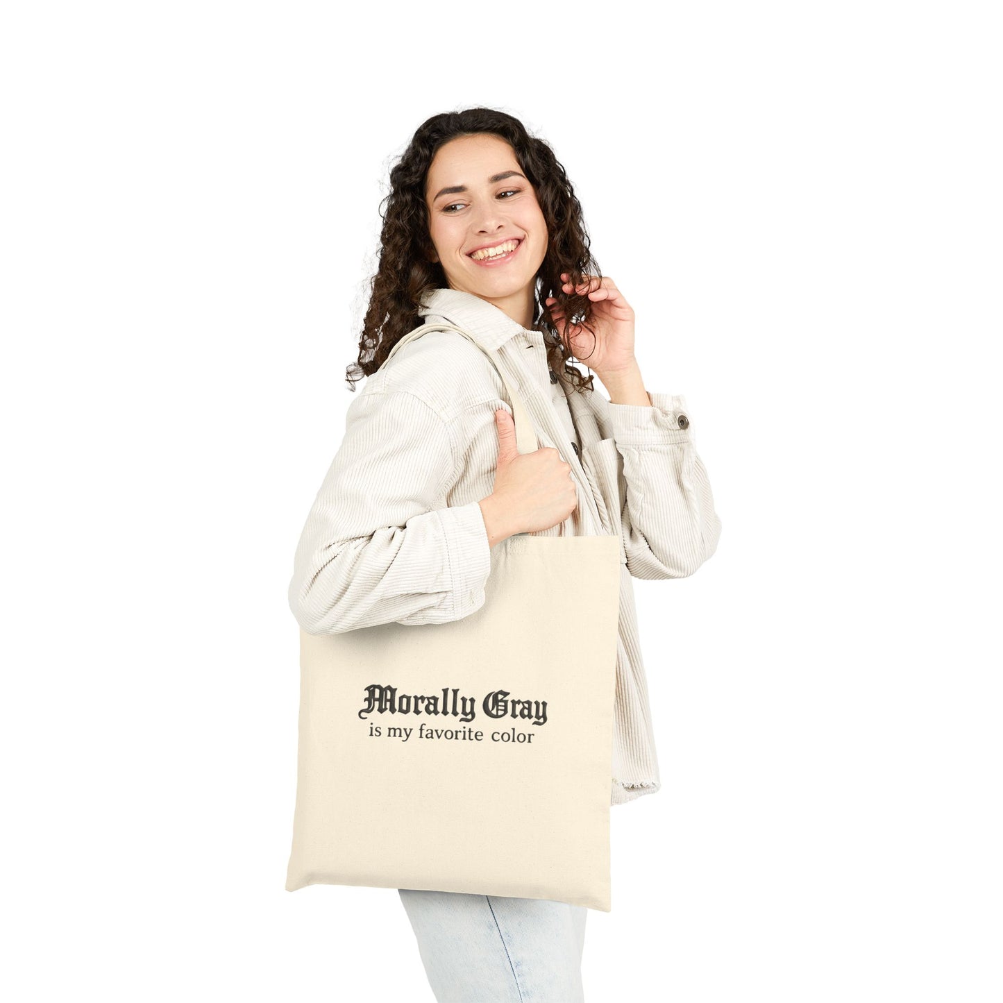 Morally Gray Collective Tote Bag — BookTok Canvas Book Tote