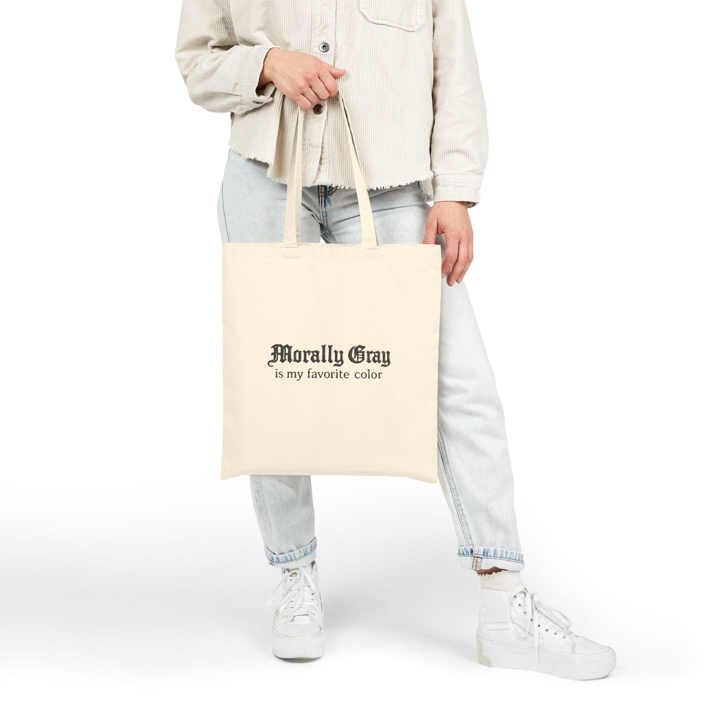 Morally Gray Collective Tote Bag — BookTok Canvas Book Tote