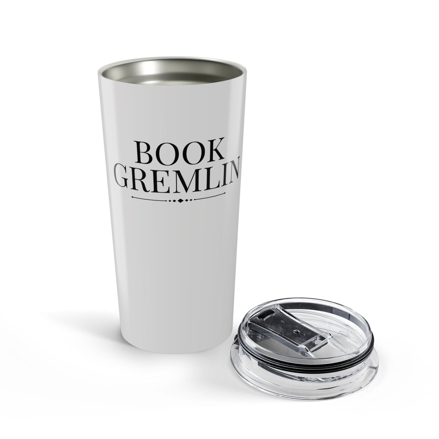 Book Gremlin Tumbler 20oz – Insulated Travel Cup for Avid Readers